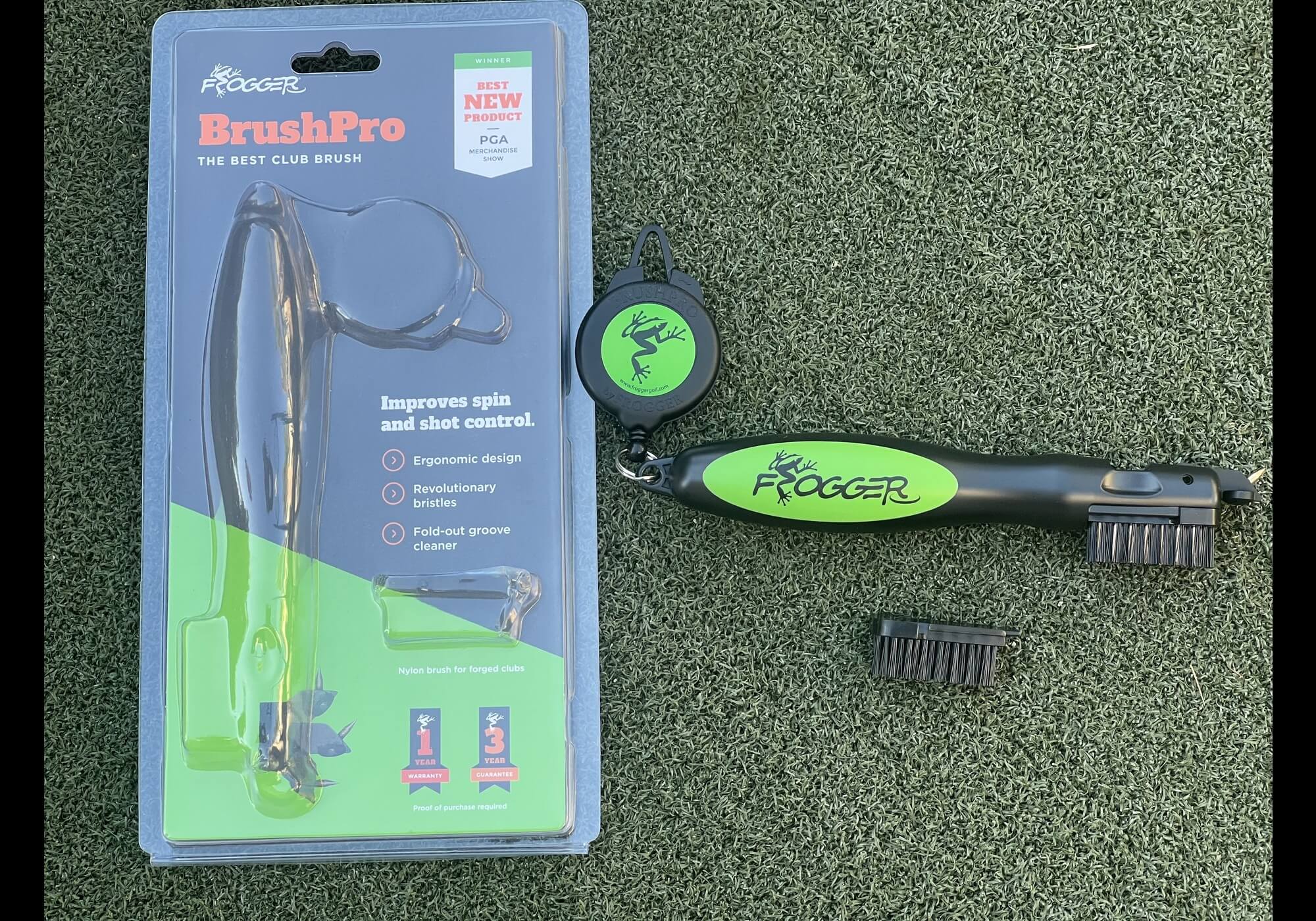 Amazon Finds Frogger BrushPro Golf Club Cleaner MyGolfSpy