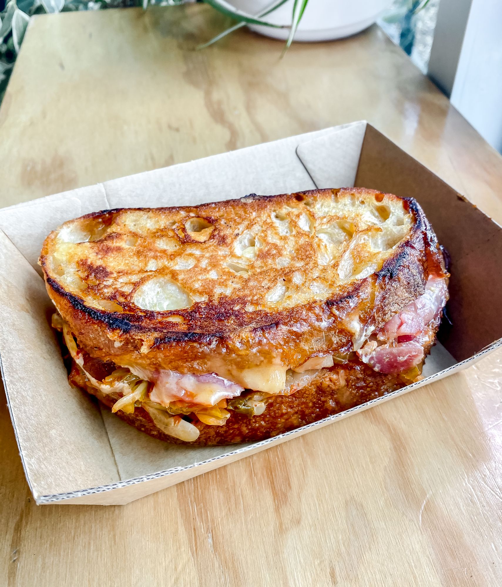 Takeaway Sourdough Toasted Sandwich Sip Kitchen, Considered Nutrition