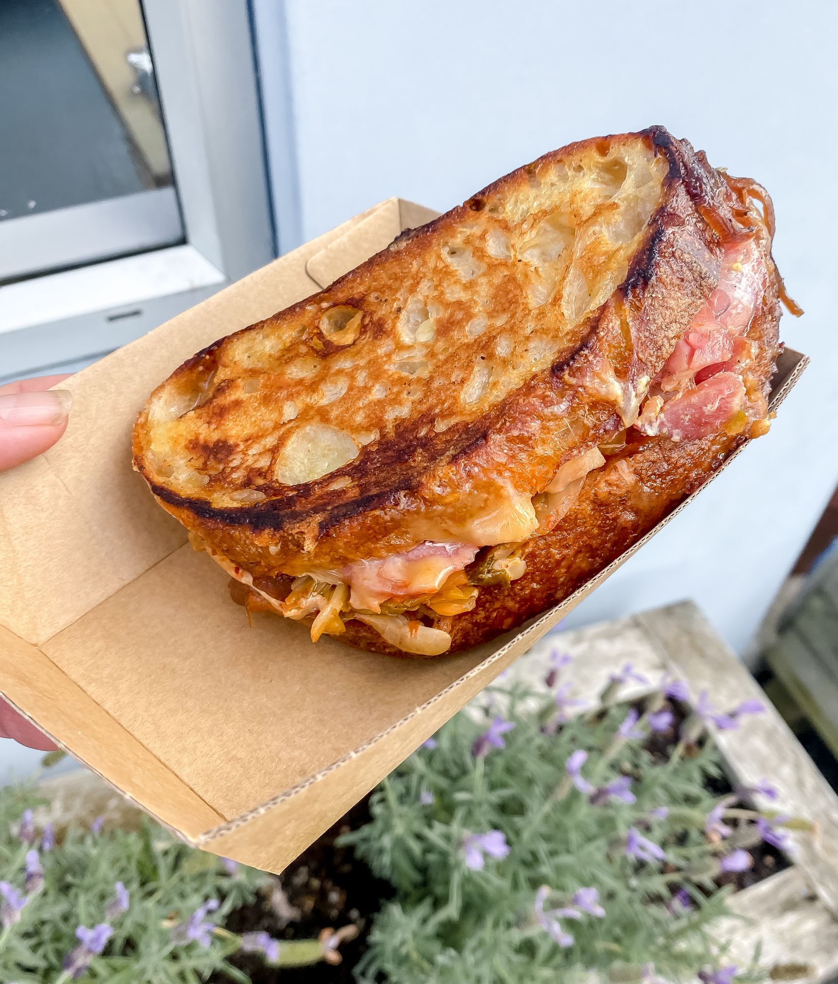Takeaway Sourdough Toasted Sandwich Sip Kitchen, Considered Nutrition