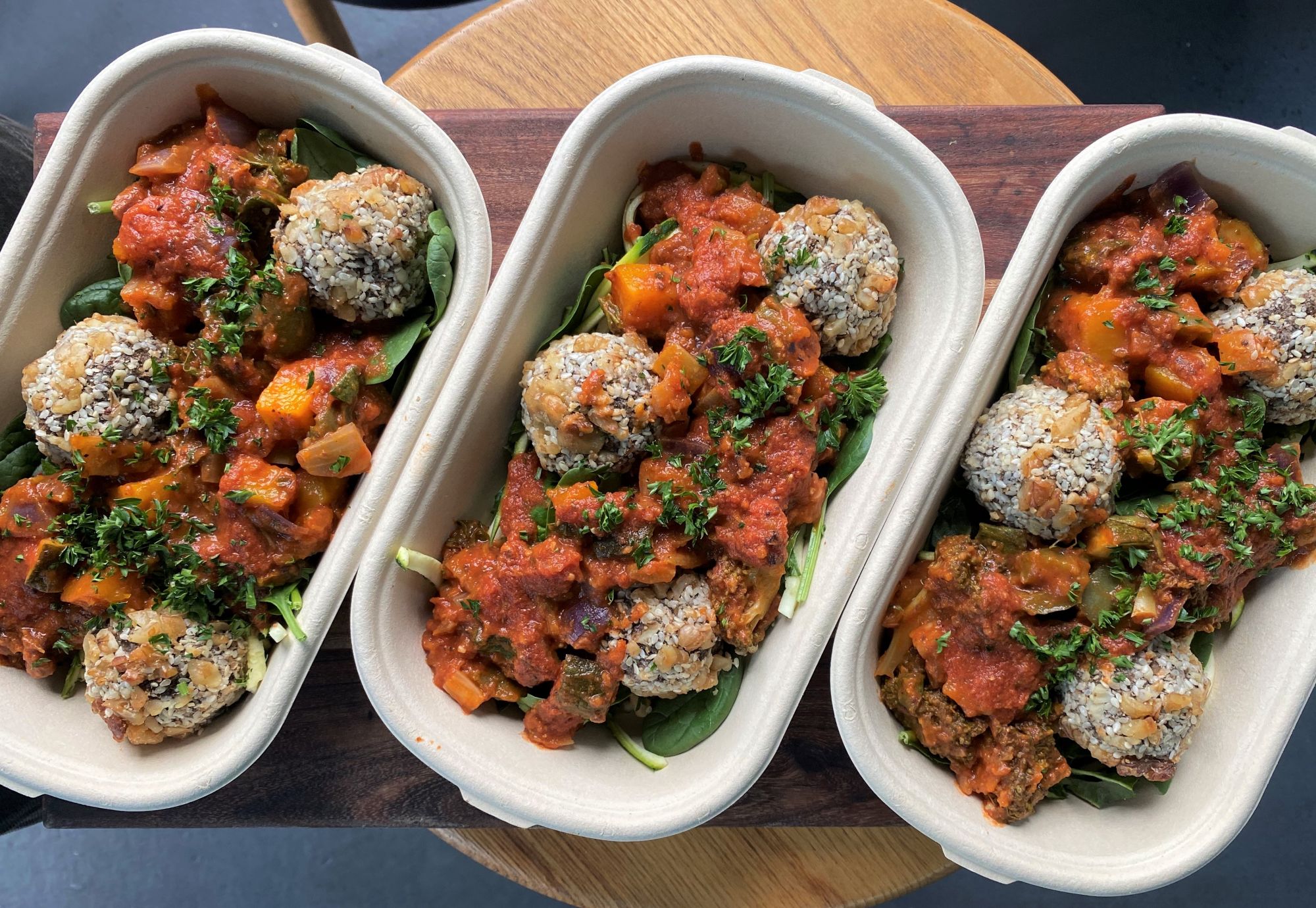Plant Based Meatballs Meals & Soups Sip Kitchen, Considered Nutrition