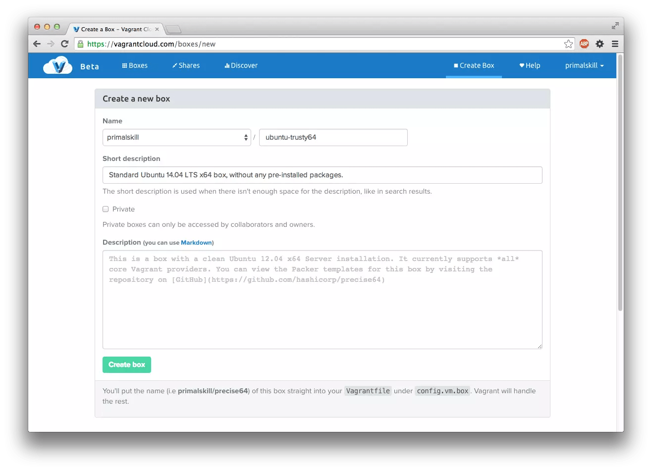 How to Create and Share a Vagrant Base Box — SitePoint