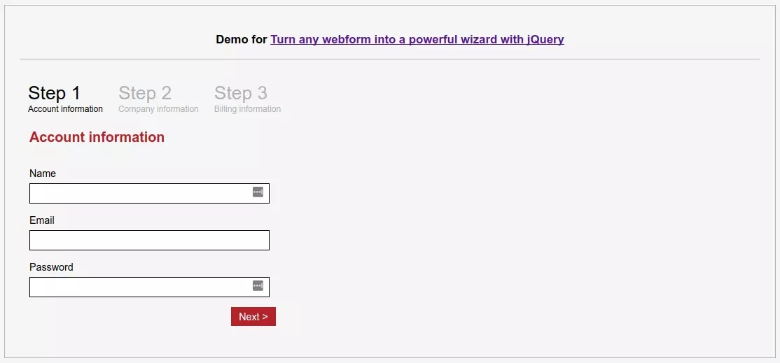 6 jQuery Form Wizard Plugins — SitePoint