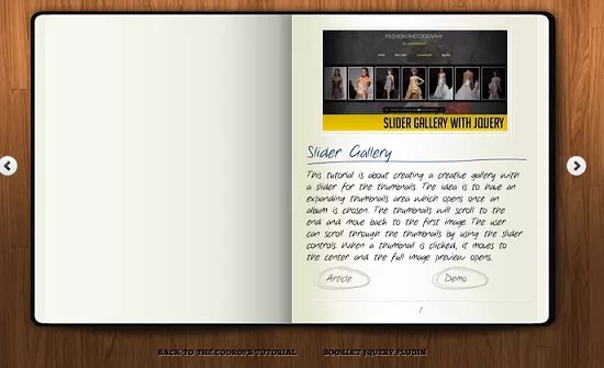 Amazing jQuery Notebook Page Flip Animation SitePoint