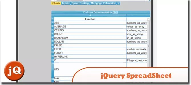 7+ jQuery Microsoft Excel Type Plugins SitePoint