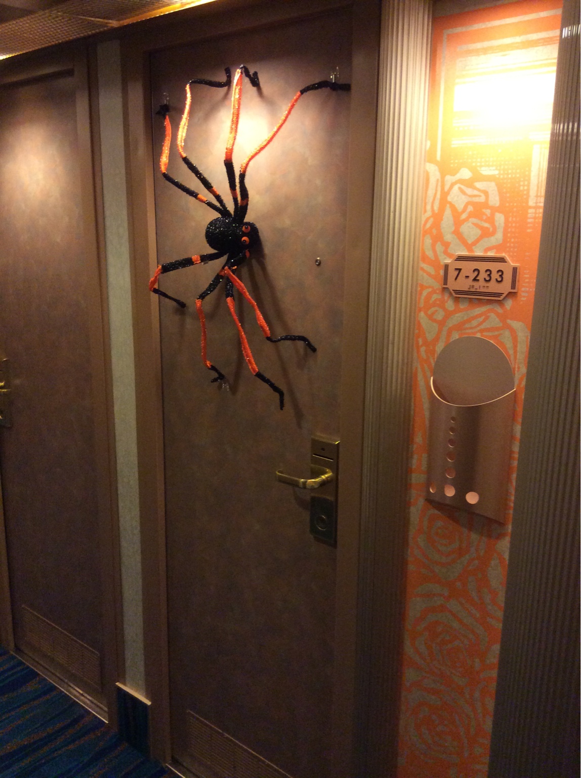Halloween door decorations. Carnival Cruise Lines Cruise Critic