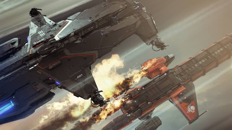 Hammerhead Corvette Antifighter Aegis Star Citizen Base