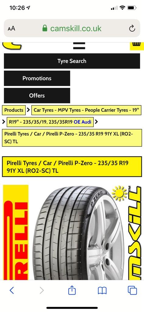 Does Anybody Know The Difference Between R And Zr When It Comes To Tyres? | Audi-Sport.net