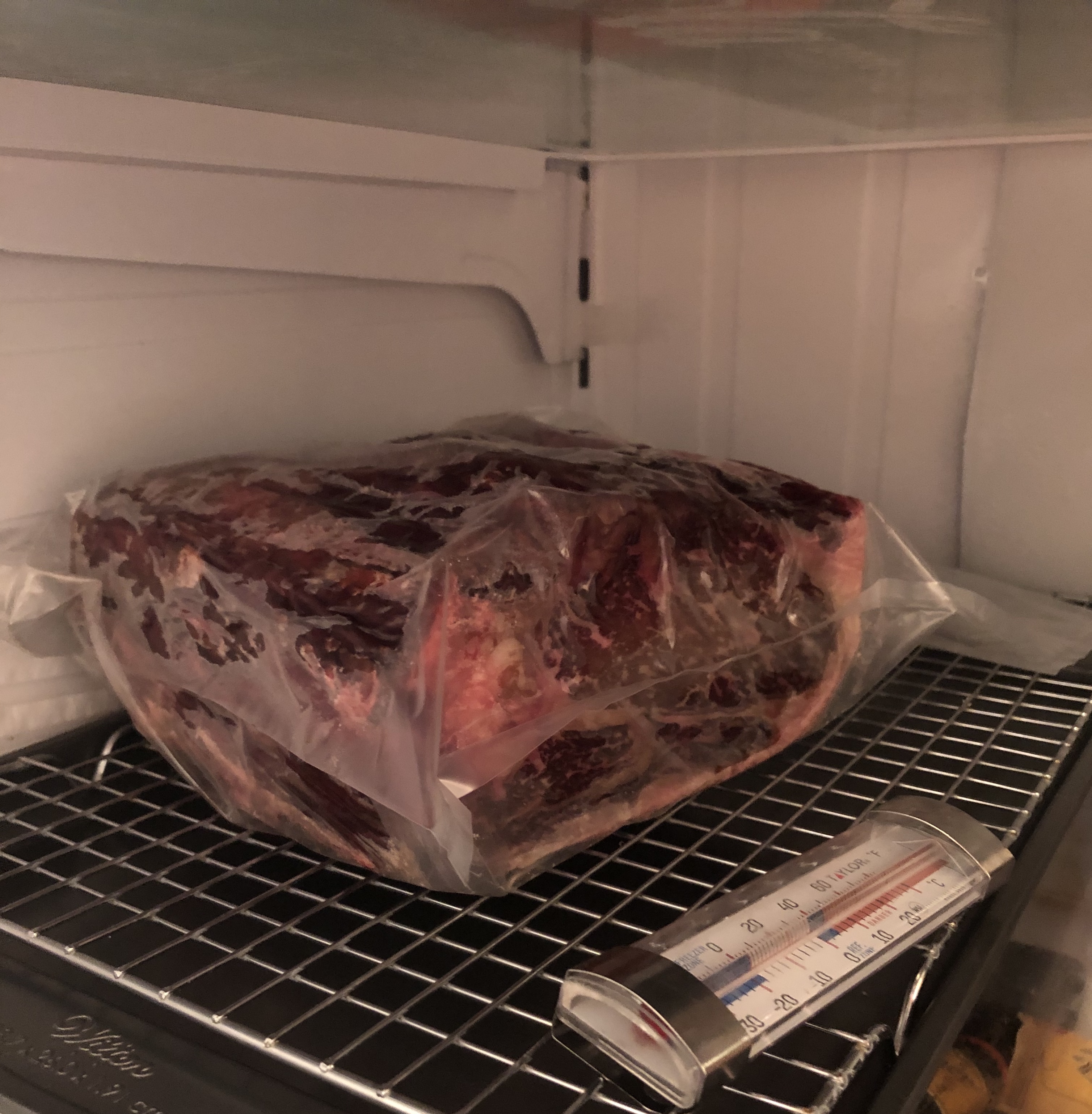 Dry aging steaks in the 'fridge? Refuge Forums