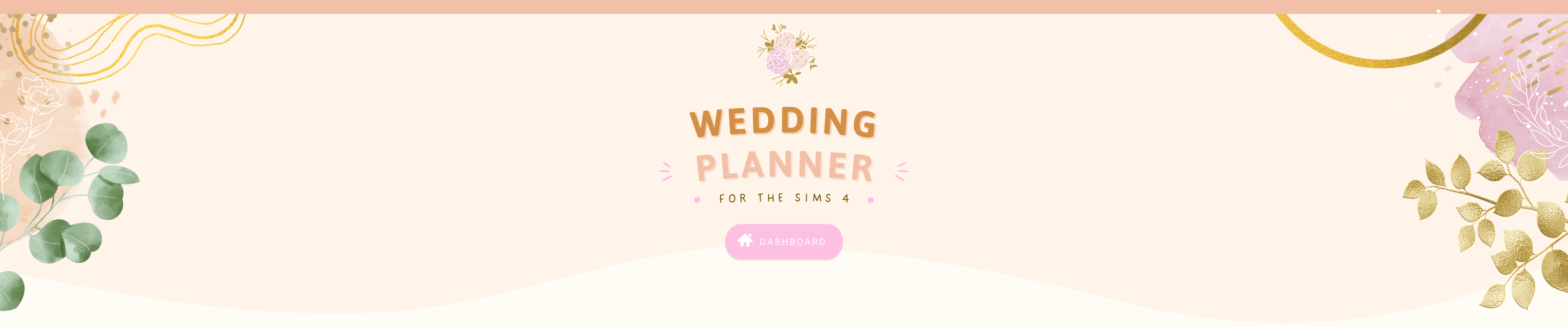 Sims 4 Wedding Planner Hub