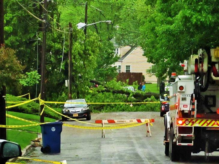 Violent Storm Knocks Out Power in Scotch PlainsFanwood