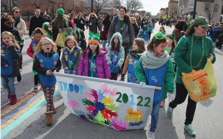nutley st patricks day parade 2023 Nutley Girl Scouts don their 'Green in Annual St. Patrick's Day Parade