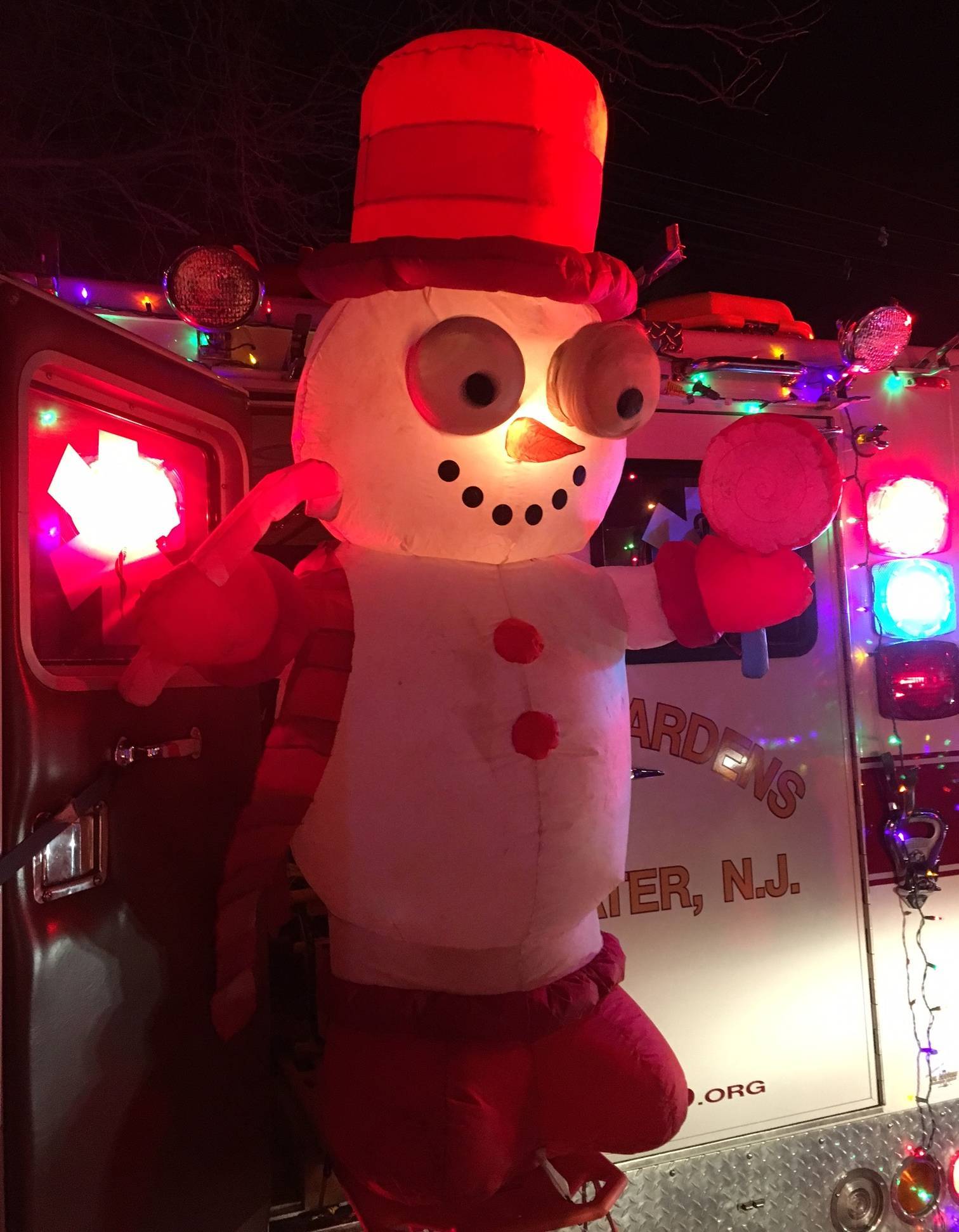 Firefighters Light Up the Town in Somerville’s V Annual Holiday Lights