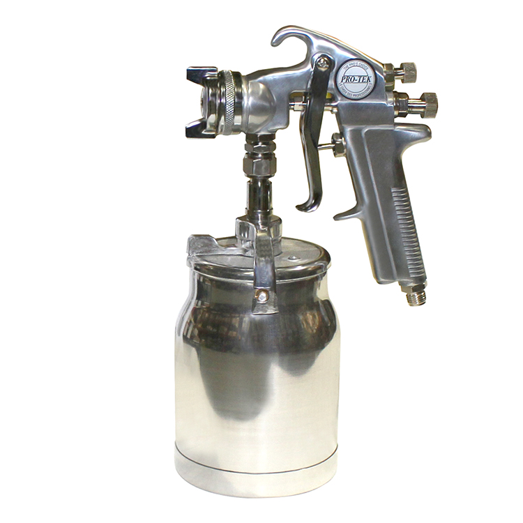 Paint gun with 1L aluminum cup