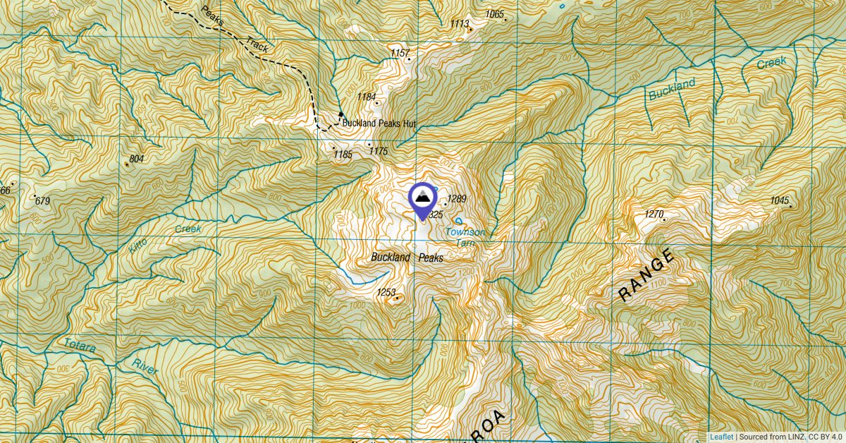 Buckland Peaks, West Coast Peak Directory Wild Things