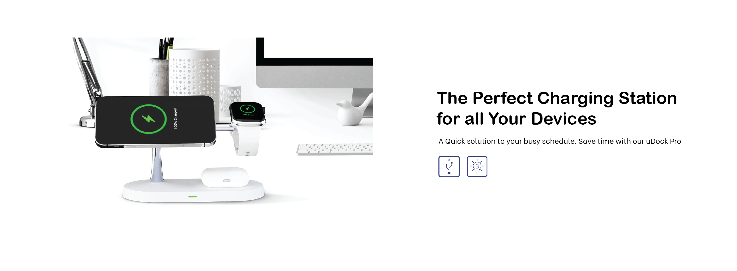 UDOCK PRO WIRELESS CHARGER