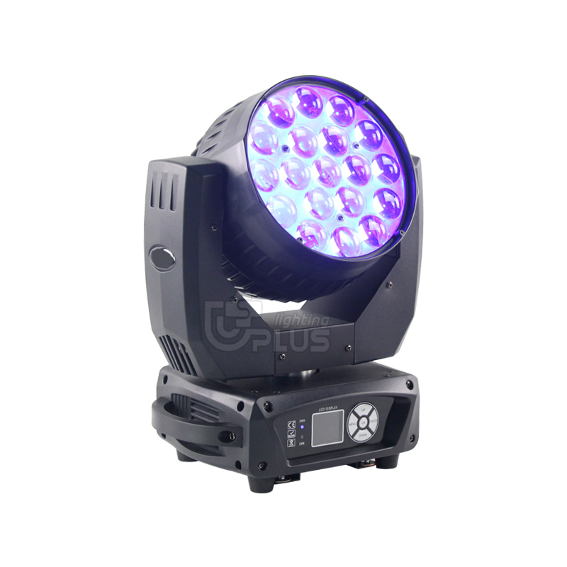 19*15W Aura wash zoom moving head stage light Uplus Lighting