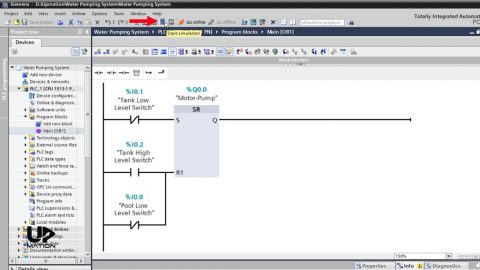 PLC Programming Course (P3): How to Simulate the PLC Program – Upmation