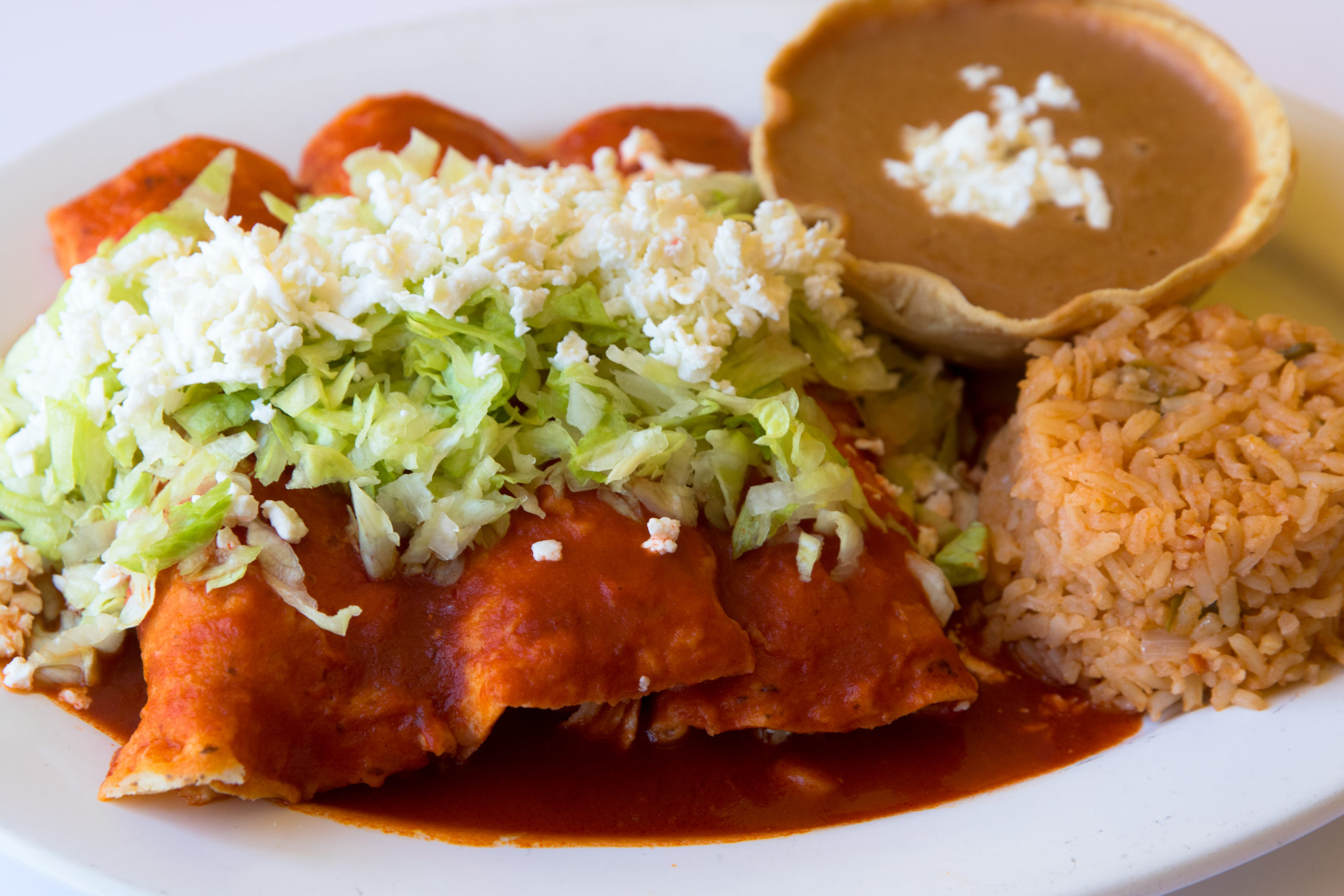 Enchiladas rojas JourneyLife
