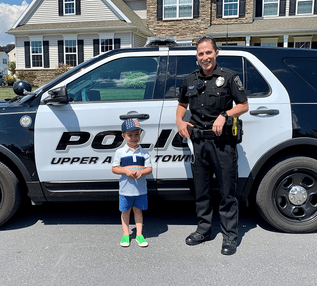 Upper Allen Police Participate in Birthday Parade Upper Allen Police