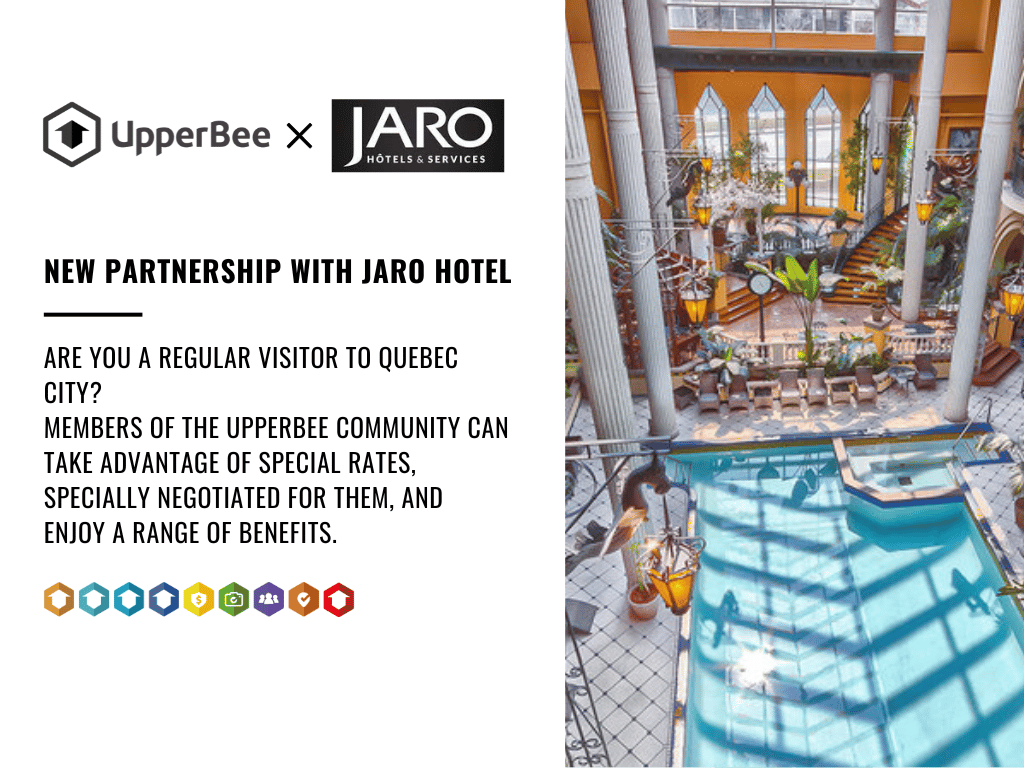 A new partnership for UpperBee customers with JARO Hotels Upperbee