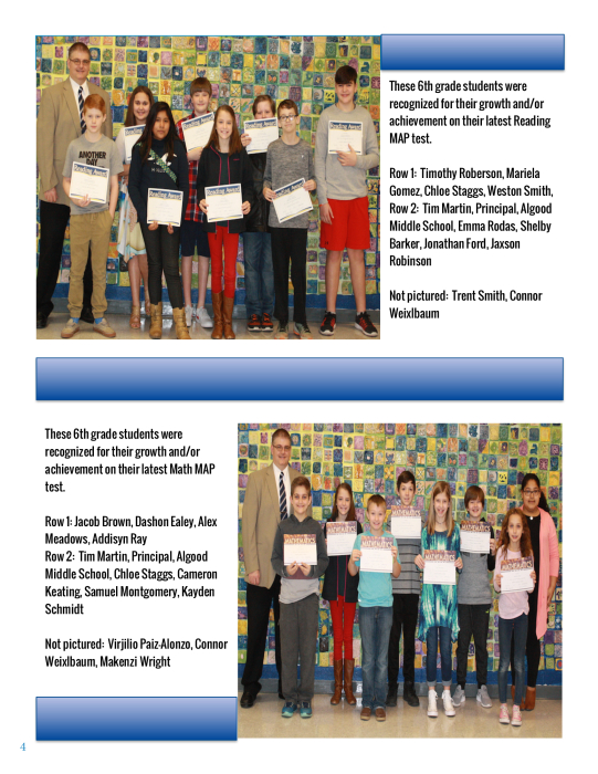 Algood Middle School Newsletter Upper Cumberland Reporter