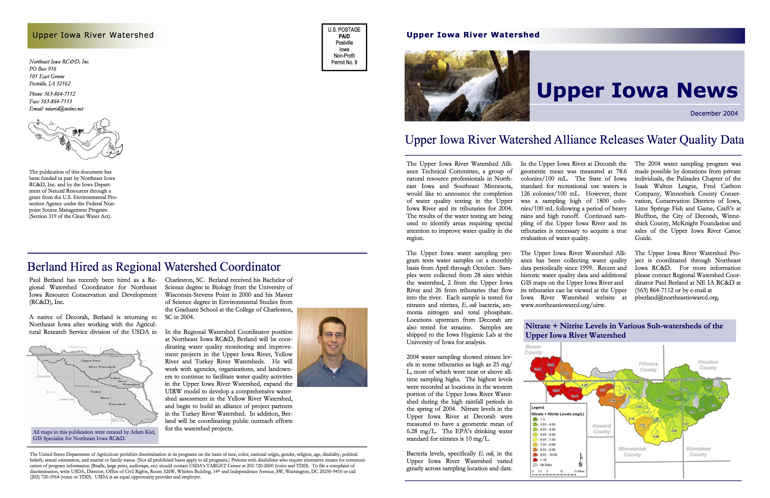 NewsletterDec04 Upper Iowa River