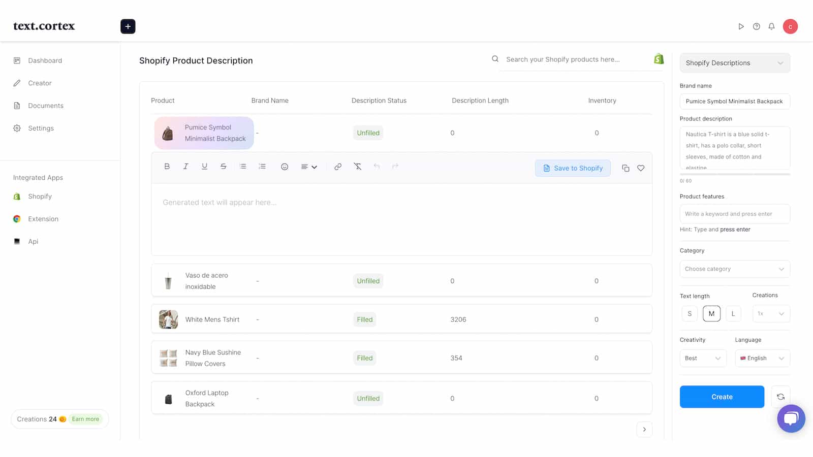 Product Description Generator Shopify App Your guide to Shopify