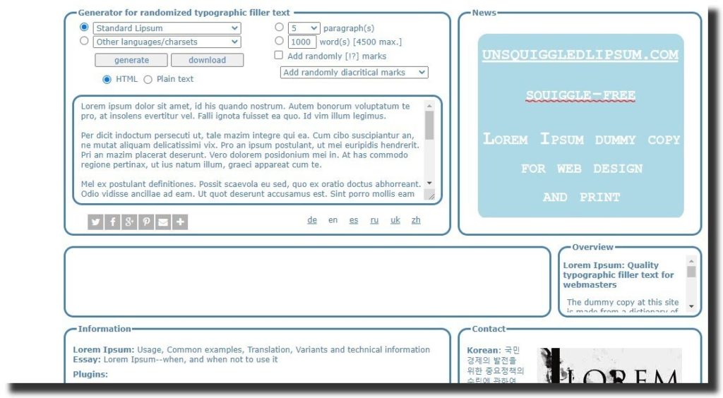 10 Lorem Ipsum Generator The Best Choice For Web Designers