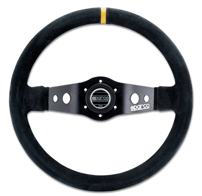 Sparco P 215 Steering Wheel Suede Racing Supply