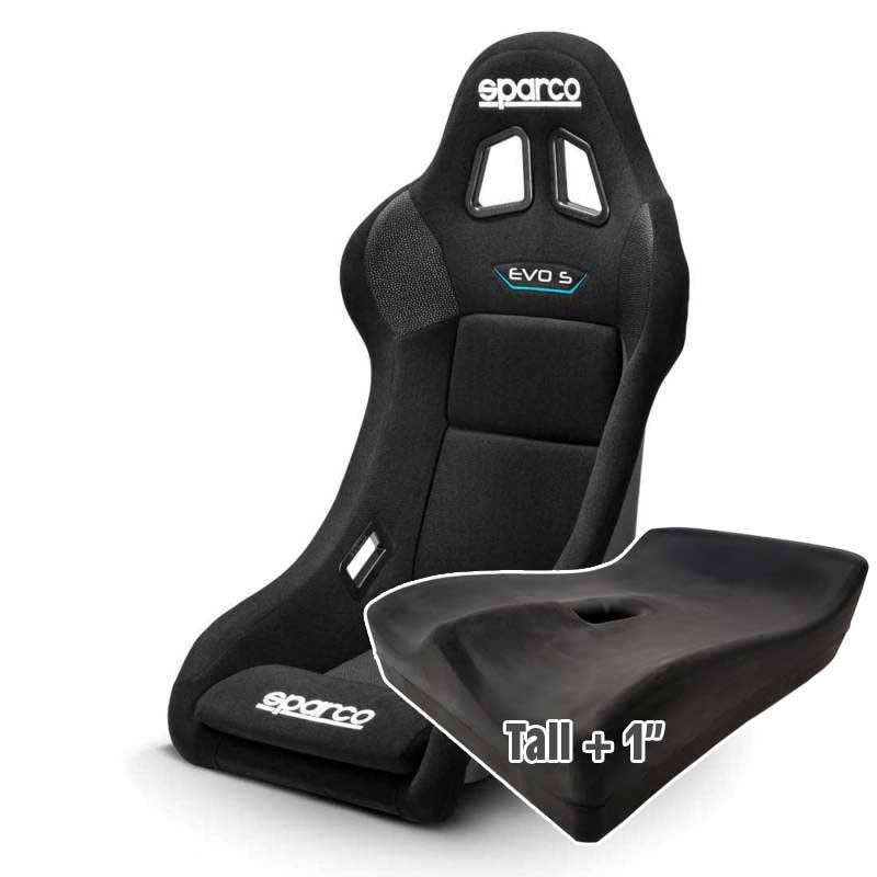 Sparco EVO S Racing Seat 3Tall UPR Seat Pad UPR Racing Supply