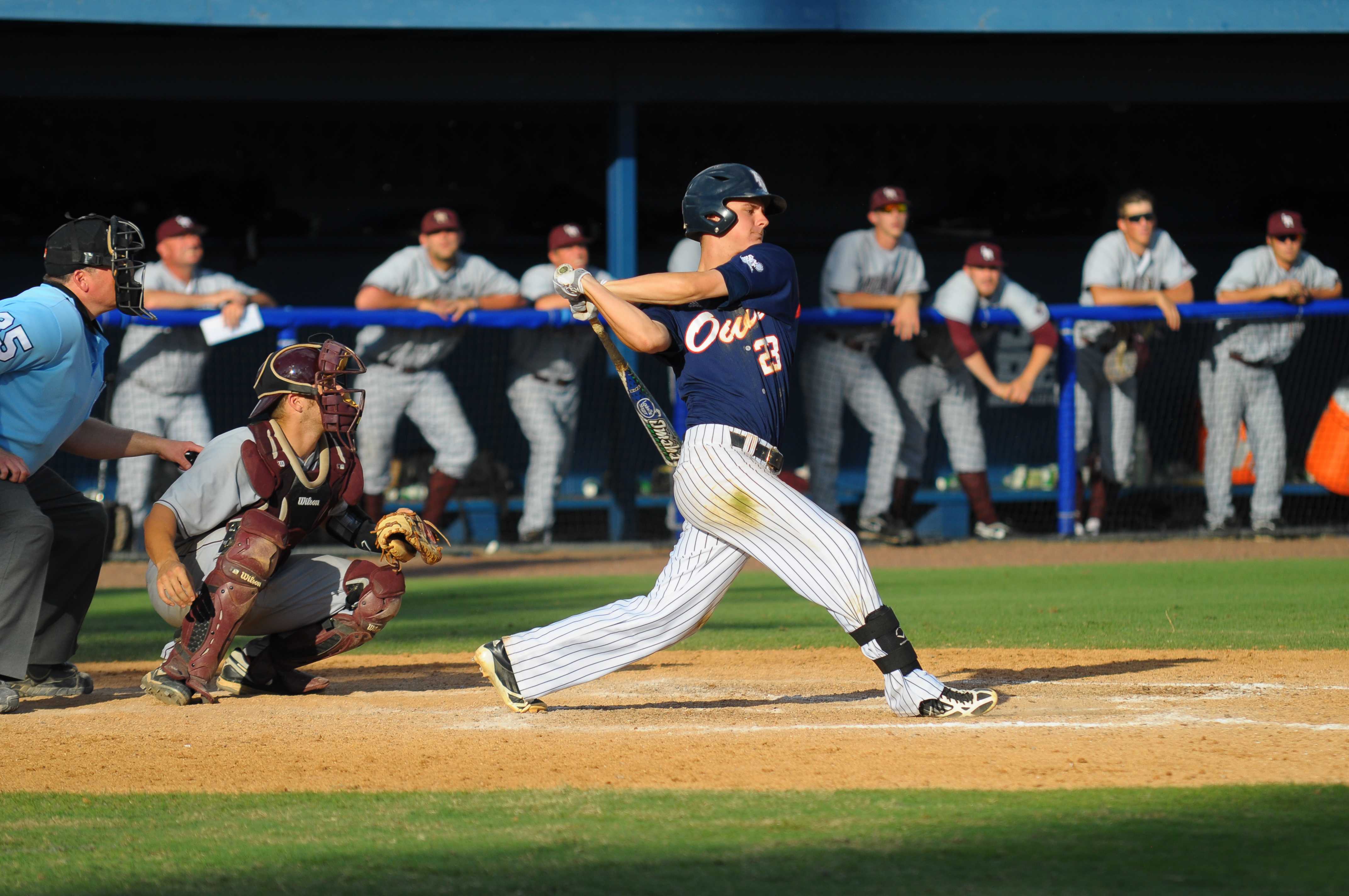 Owls split daynight doubleheader with ArkansasLittle Rock