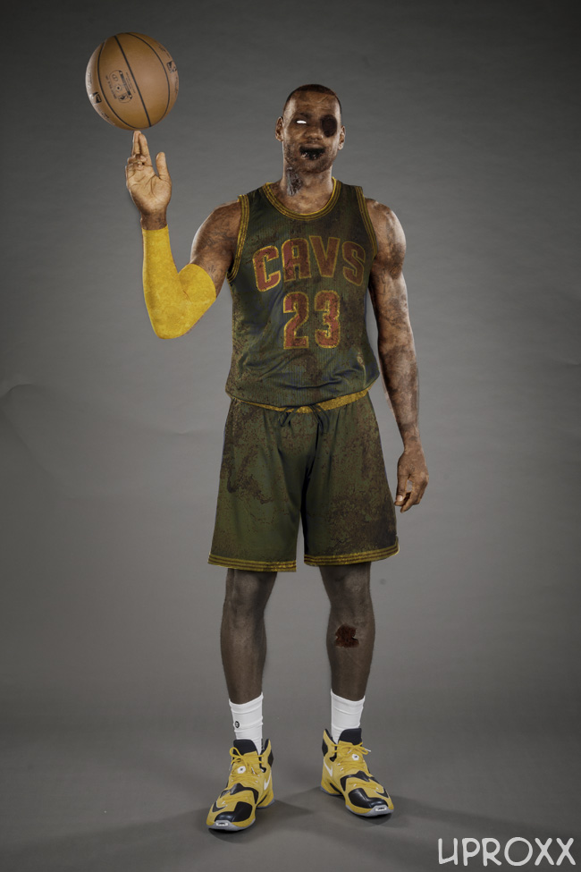 The Walking Ballers 16 NBA Stars As Zombies