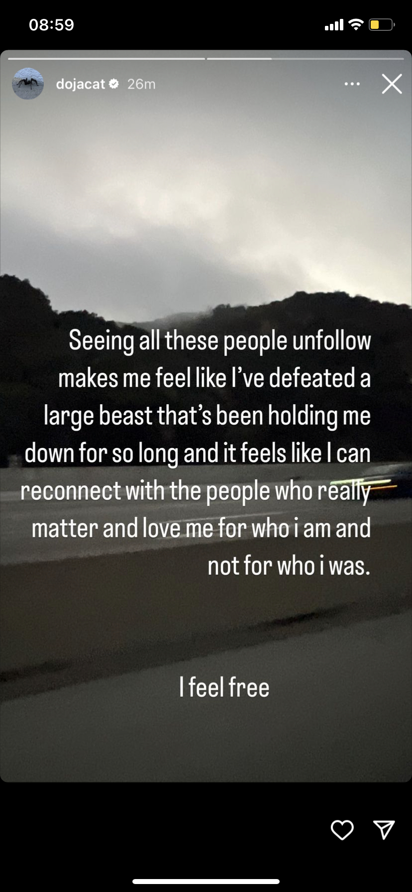 Doja Cat Said She ‘Feels Free’ After Being Unfollowed By Thousands Of