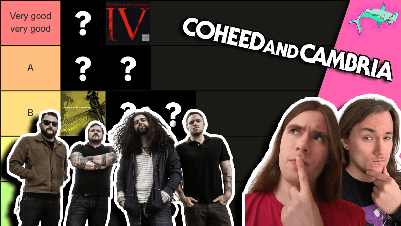 Every Coheed and Cambria Album Ranked Tier List Upside Down Shark