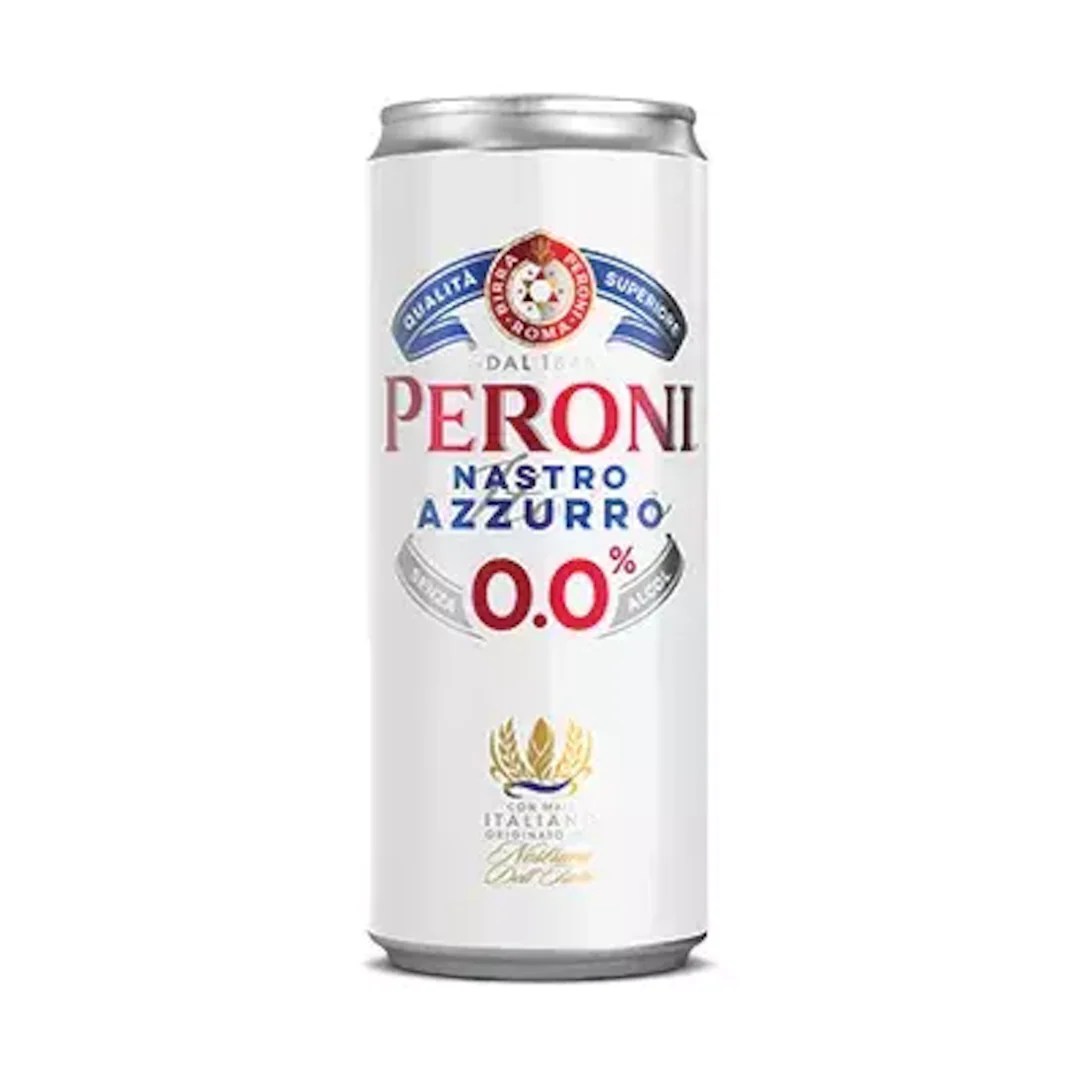 Nonalcoholic beer Peroni Nastro Azzurr UpsideDrinks.ca