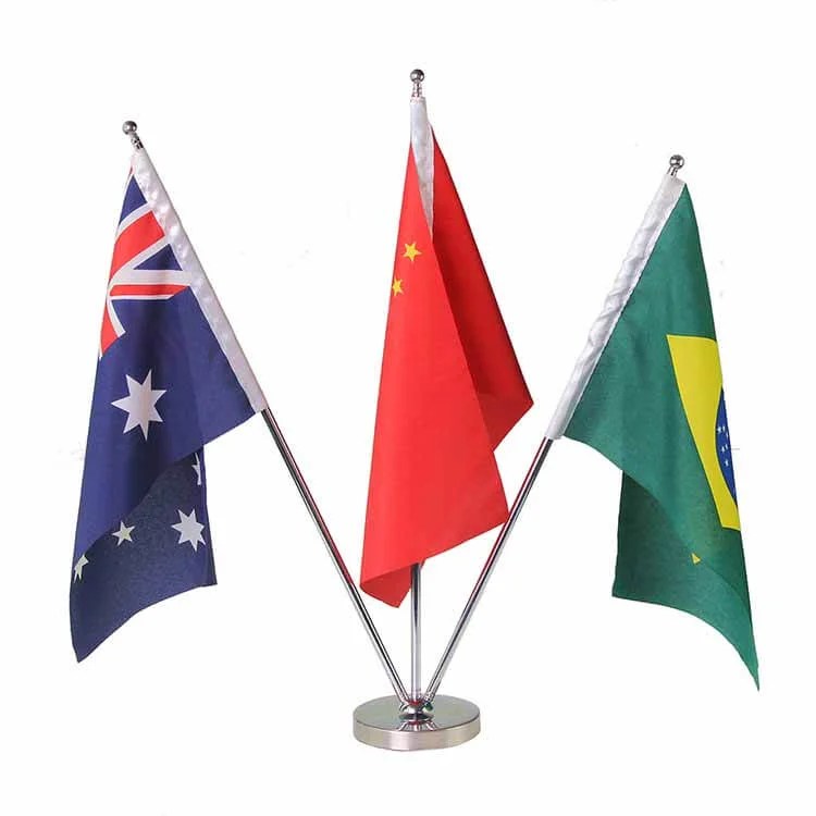 F53 Wtypes table flag pole Telescoping Stainless steel table flags upsilon pole