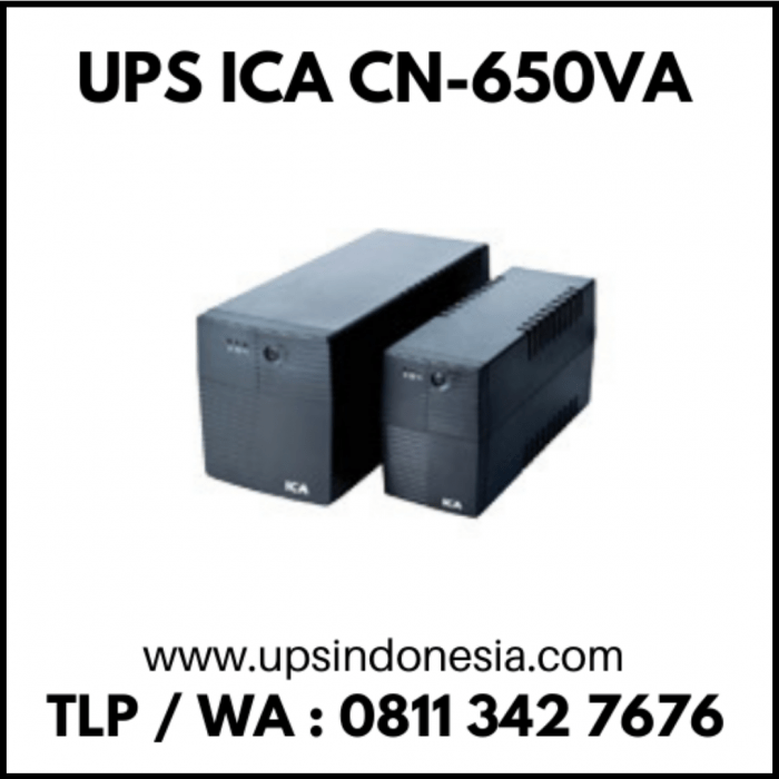 UPS ICA CN650 650VA,DISTRIBUTOR UPS ICA 650VA