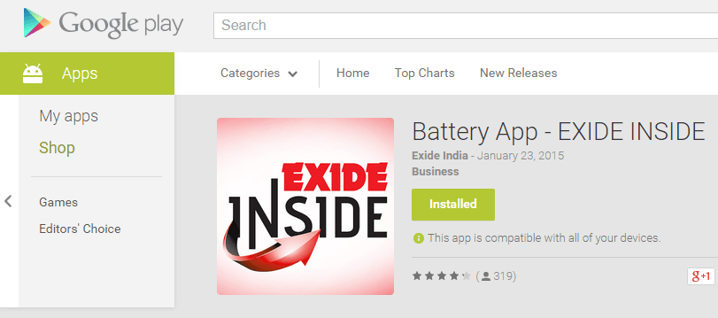 How to select right Inverter Battery with Android App Exide?
