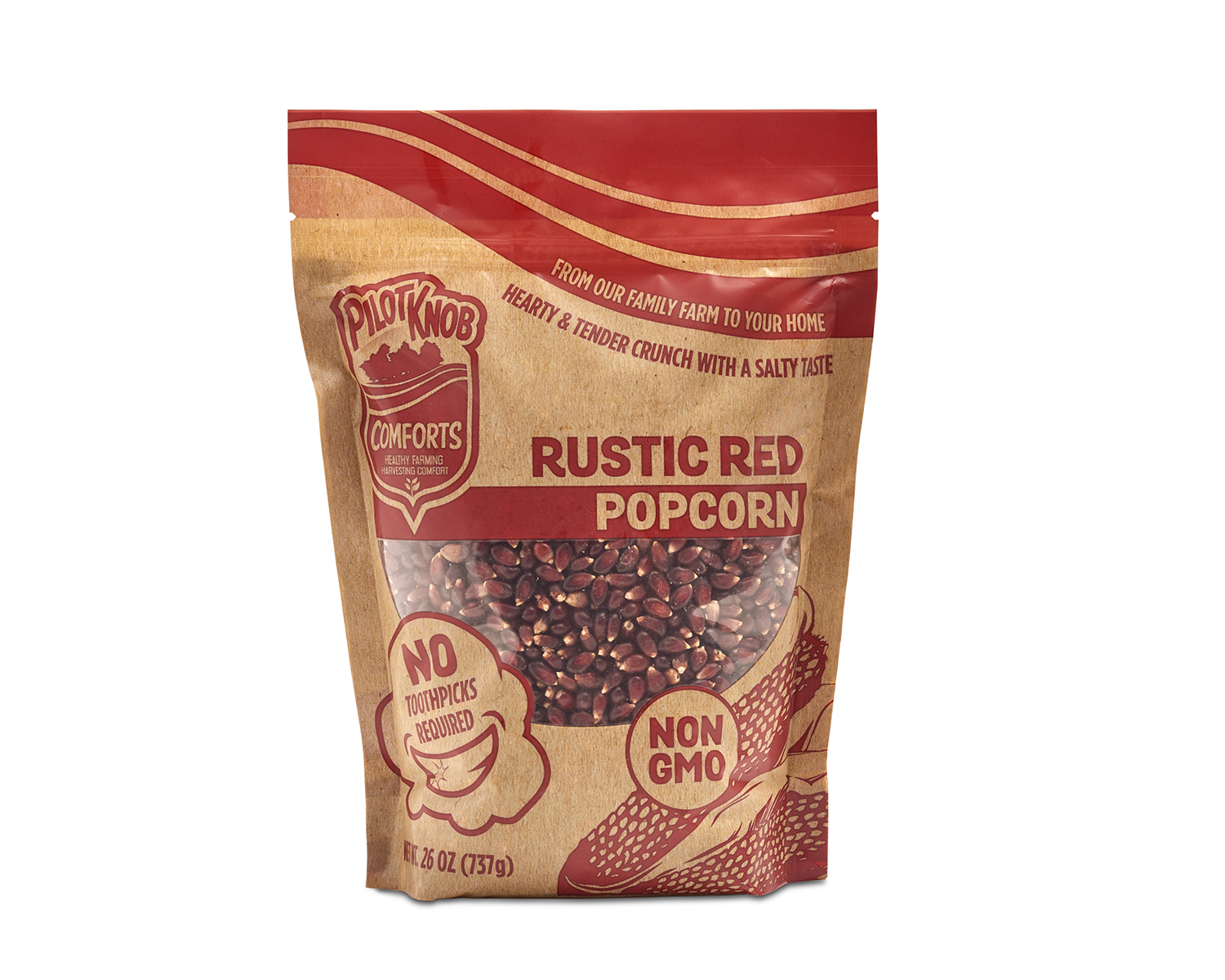 Pilot Knob Comforts New Packaging Design by Upstart Food Brands