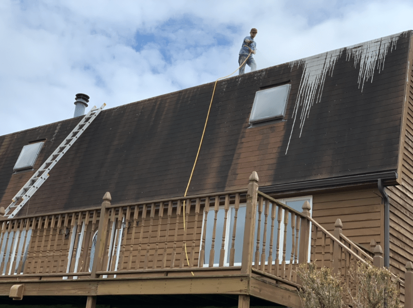 Roof Soft Washing Albany, Colonie, Latham & Delmar, NY Upstate