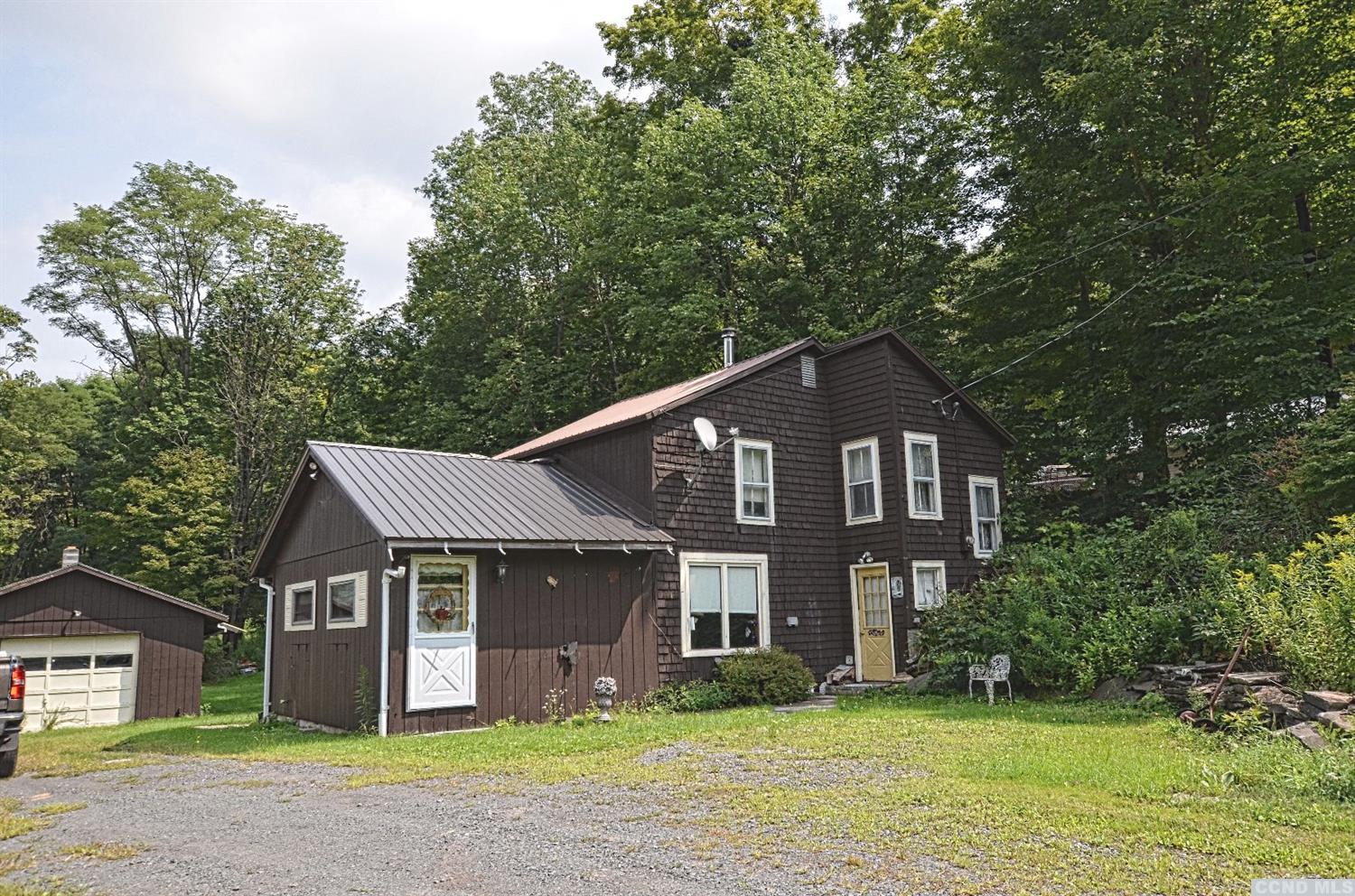 Greene County Streamside House on the West Kill, plus .45 Acre