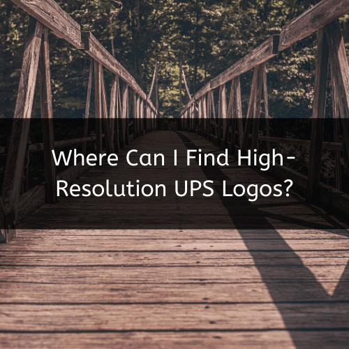 Where Can I Find HighResolution UPS Logos?