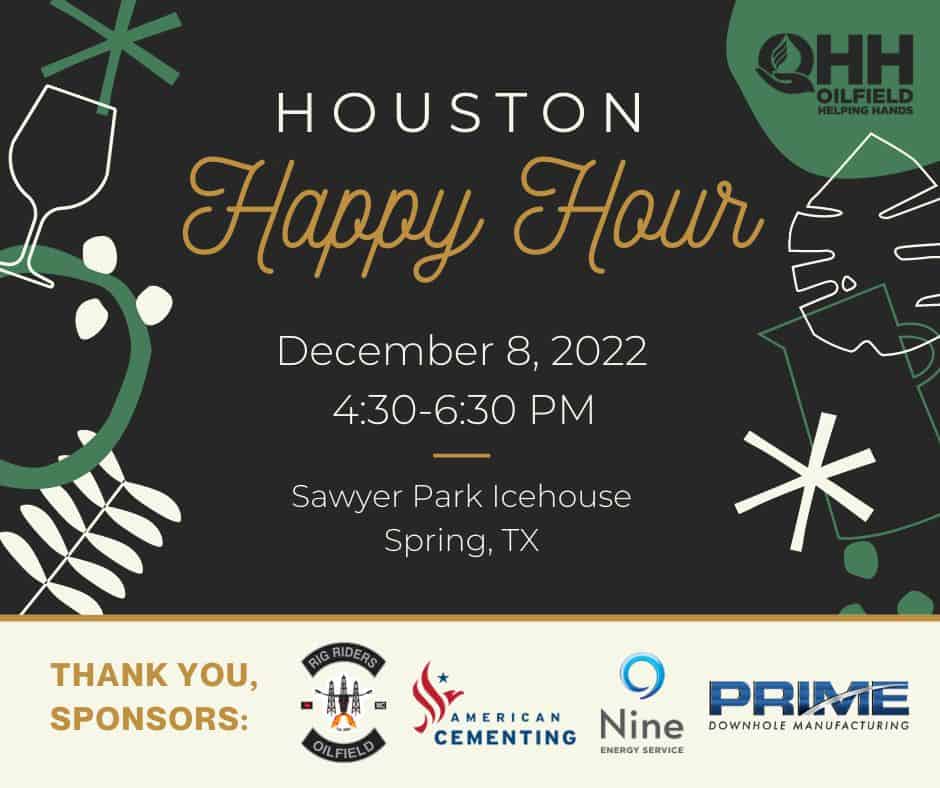 Oilfield Helping Hands Houston Happy Hour December 8, 2022 Spring