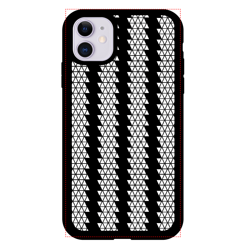 iPhone 11 ケース（クリアパネルラバーケース） / Geometric patternオリジナルTシャツのUPT