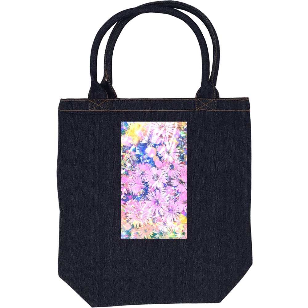 a1640 桃色水中花 pink water flowersでトートバッグ作りました。(⁠^⁠^⁠)/ 】オリジナルTシャツのUPT