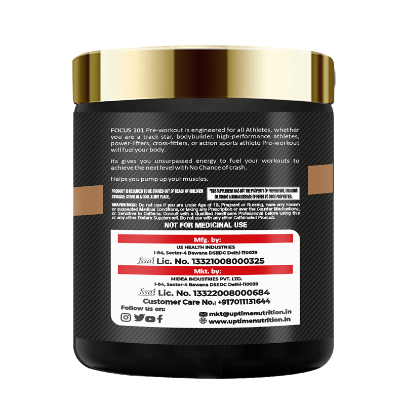 Focus 101 Preworkout uptimenutrition