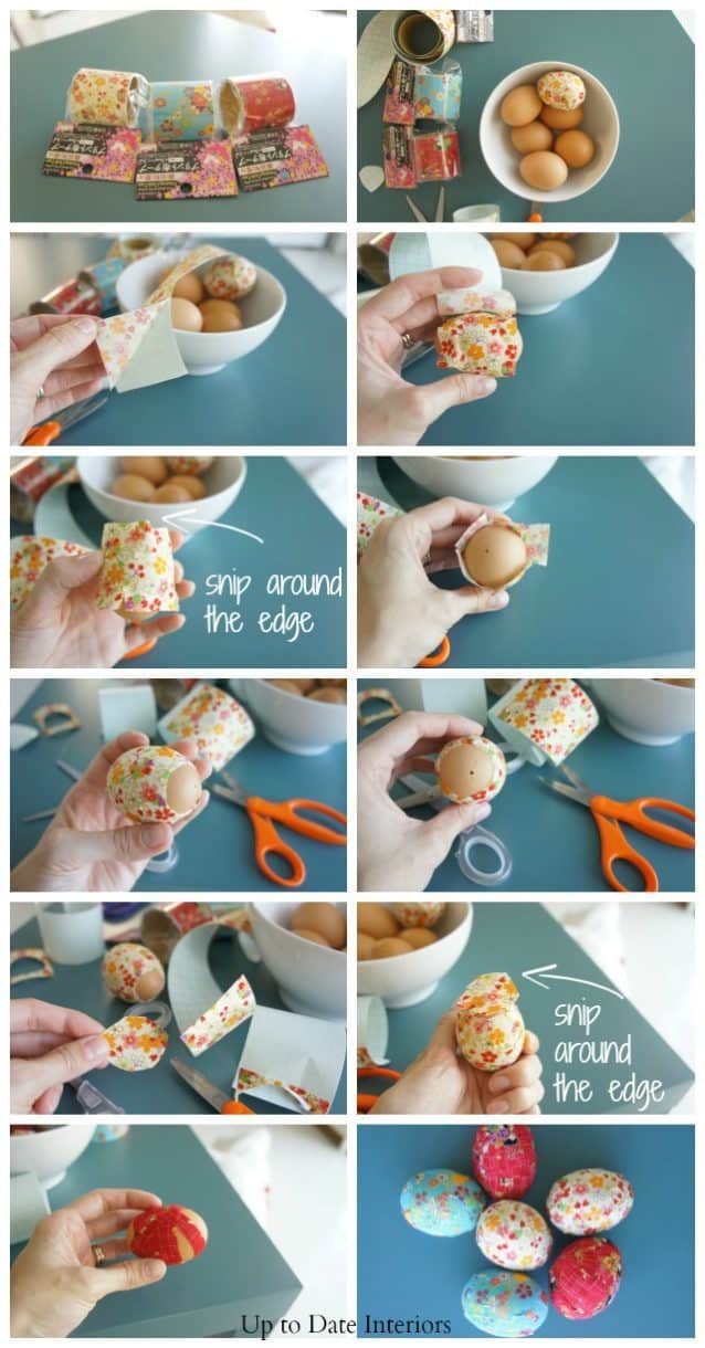 Make Beautiful Ribbon Easter Eggs in a Few Easy Steps