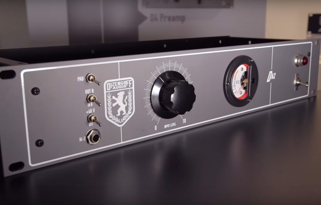 Preampy mikrofonowe Dizengoff Audio D4 oraz DA2 uptone.pl Sprzęt