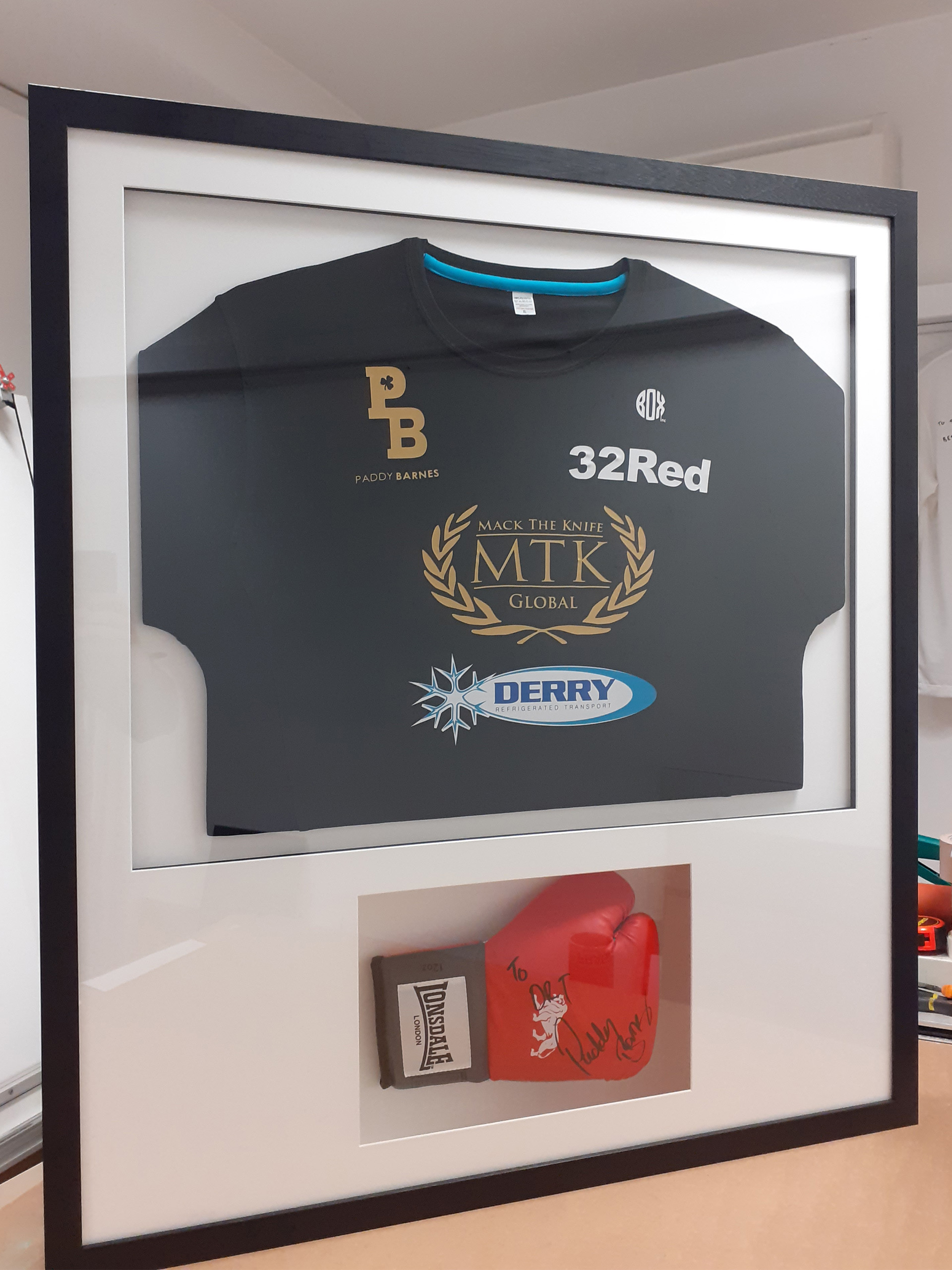 Sports Memorabilia Framing Uptown Framing Gallery Portadown