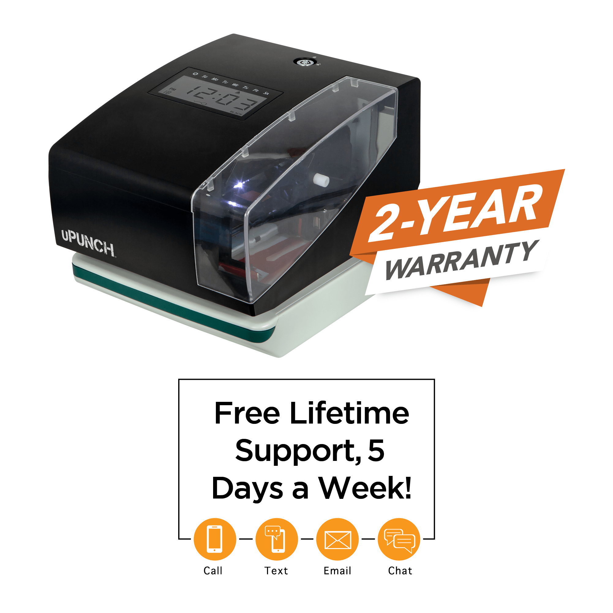 CR1000 Digital Time Clock and Date Stamp uPunch